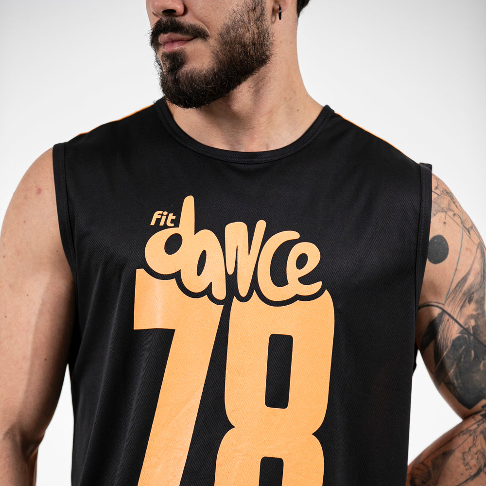 REGATA MACHÃO BEATS FITDANCE PRETO