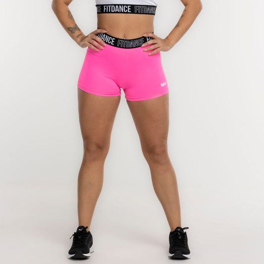 SHORTS ELASTIC COMPRESSION FITDANCE PINK