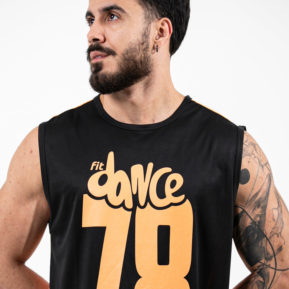 REGATA MACHÃO BEATS FITDANCE PRETO