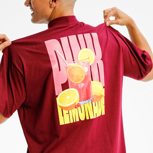 CAMISETA OVERSIZED PL FITDANCE VINHO