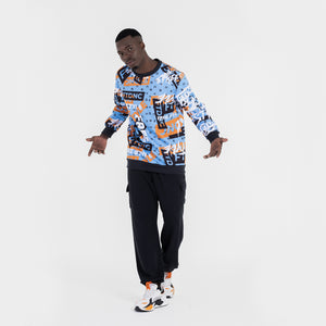 MOLETOM LOGOS FTDNC AZUL