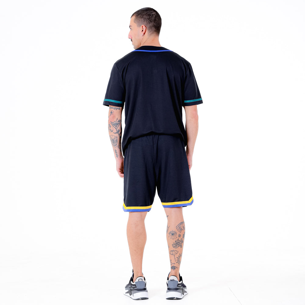 BERMUDA BASQUETE CUSTOM FITDANCE PRETO