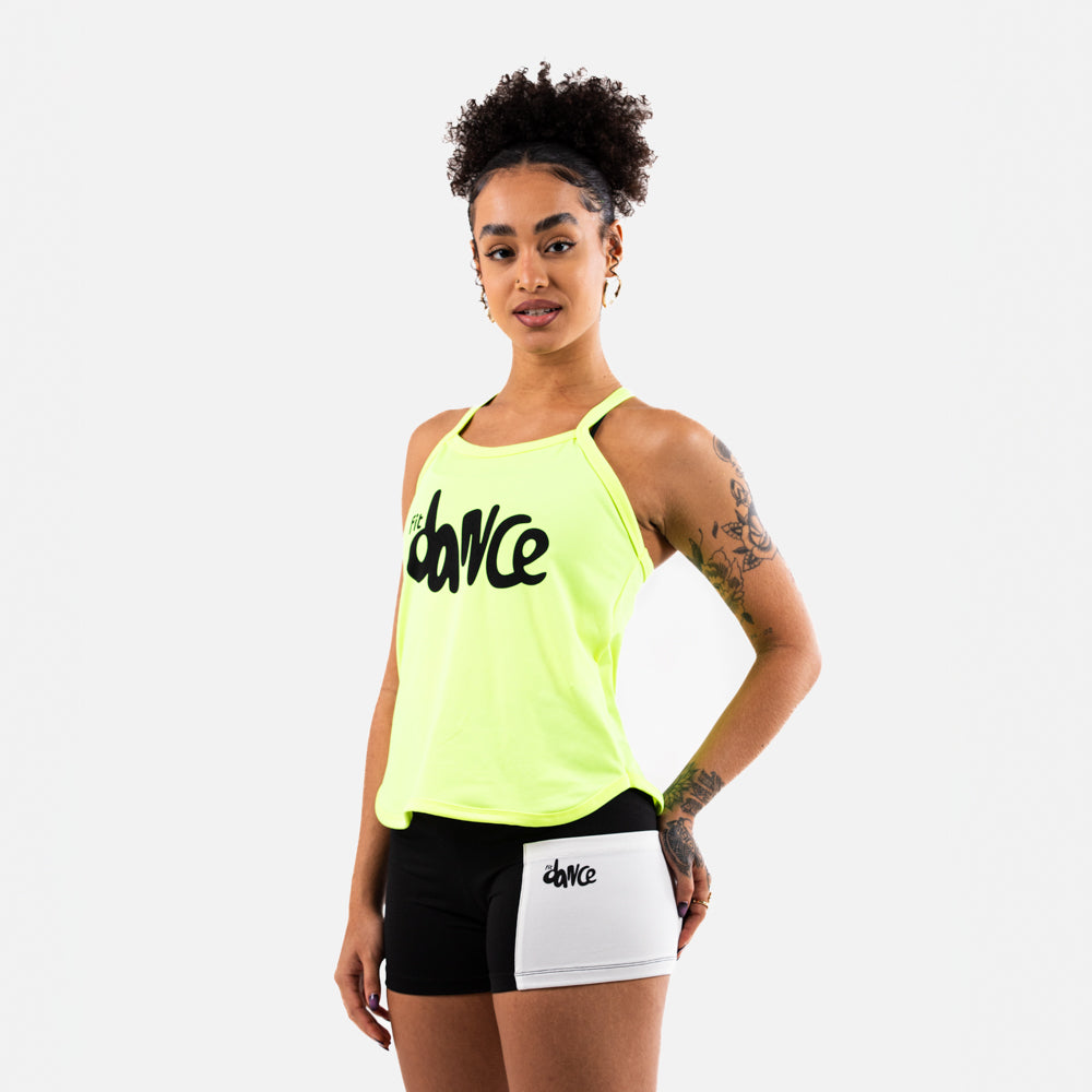 REGATA FITDANCE RACER BOLD AMARELO NEON