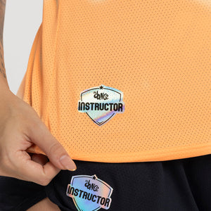CAMISETA LISTRA FITDANCE INSTRUCTOR LARANJA
