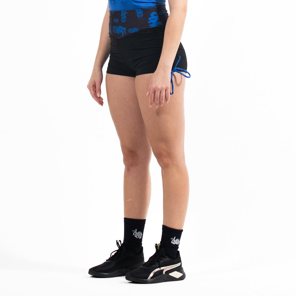 SHORTS AMARRAÇÃO LATERAL LC FITDANCE PRETO