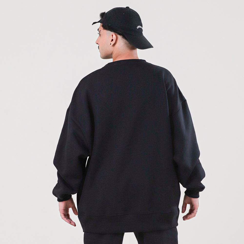 MOLETOM OMBRO LARGO FTDNC BLACK