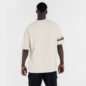 CAMISETA OVERSIZED LISTRA MANGA FTDNC AREIA