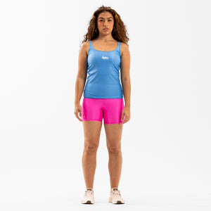 REGATA ALÇA FINA FITDANCE CHROMA AZUL