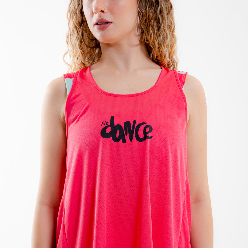 REGATA TRANSPASSADA FITDANCE ROSA