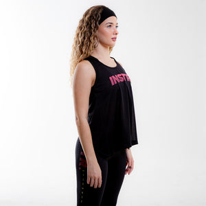 REGATA TRANSPASSADA FITDANCE INSTRUCTOR PRETO