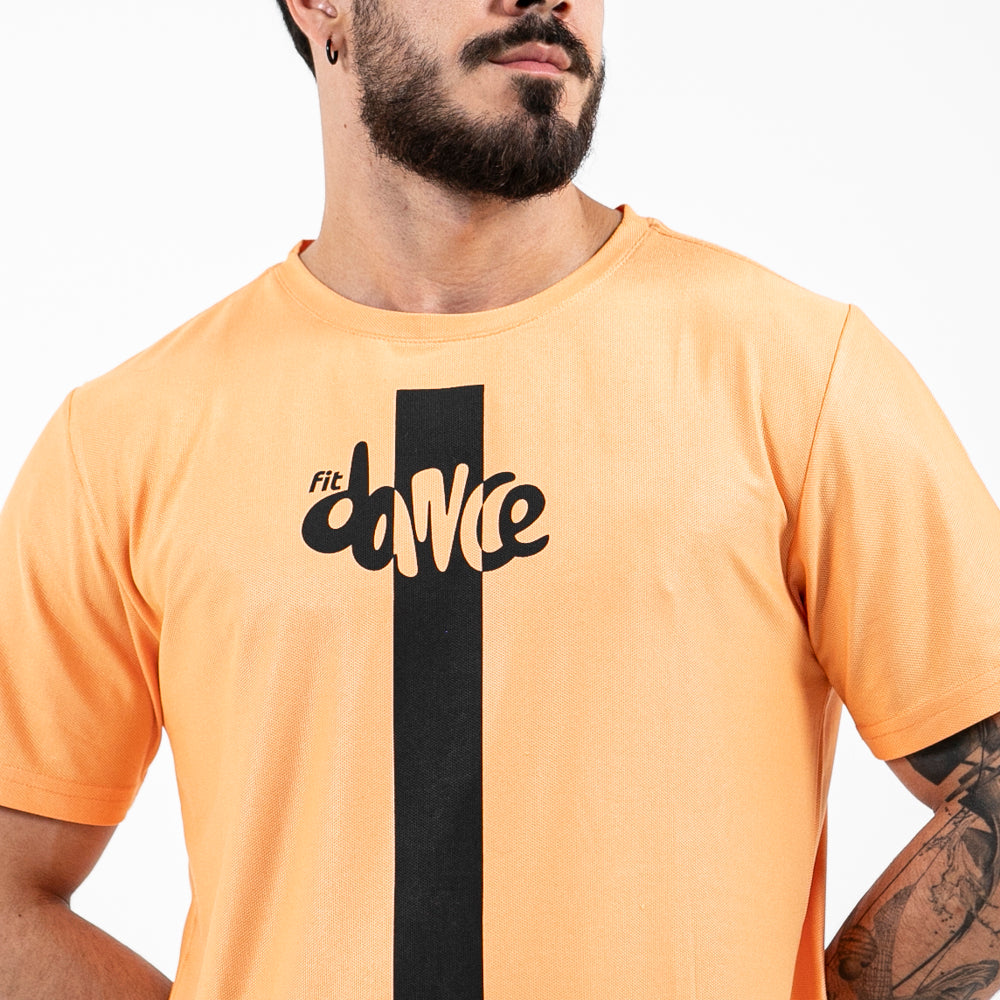 CAMISETA DRY FIT BEATS FITDANCE LARANJA