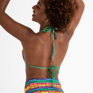 TOP CORTININHA DUPLA FACE FITDANCE COLORÊ