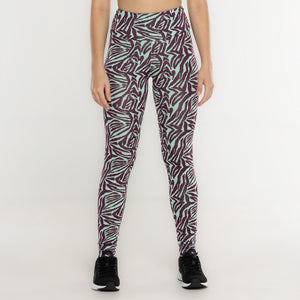 CALÇA LEGGING ZEBRADO FITDANCE ROXO