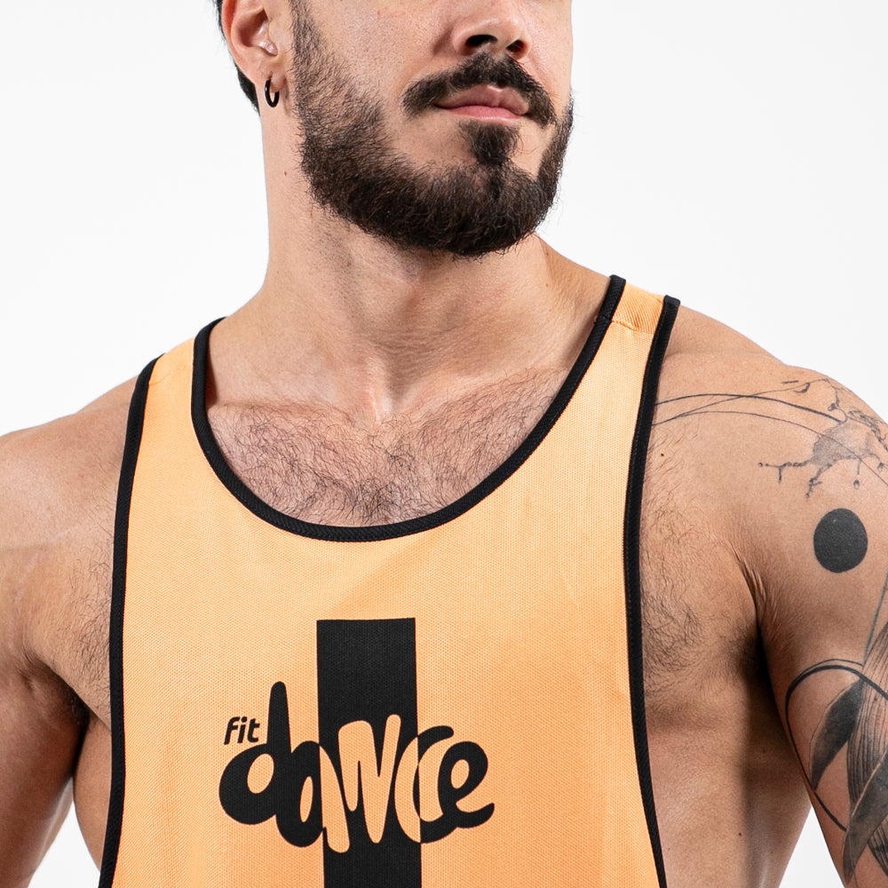 REGATA CAVADA BEATS LINES FITDANCE LARANJA