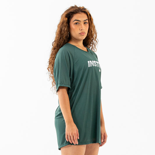 CAMISETA RAGLAN INSTRUCTOR FITDANCE CHROMA VERDE