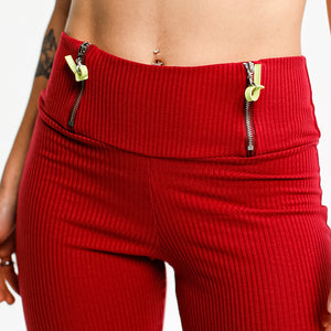 LEGGING ZÍPER FITDANCE PL VINHO