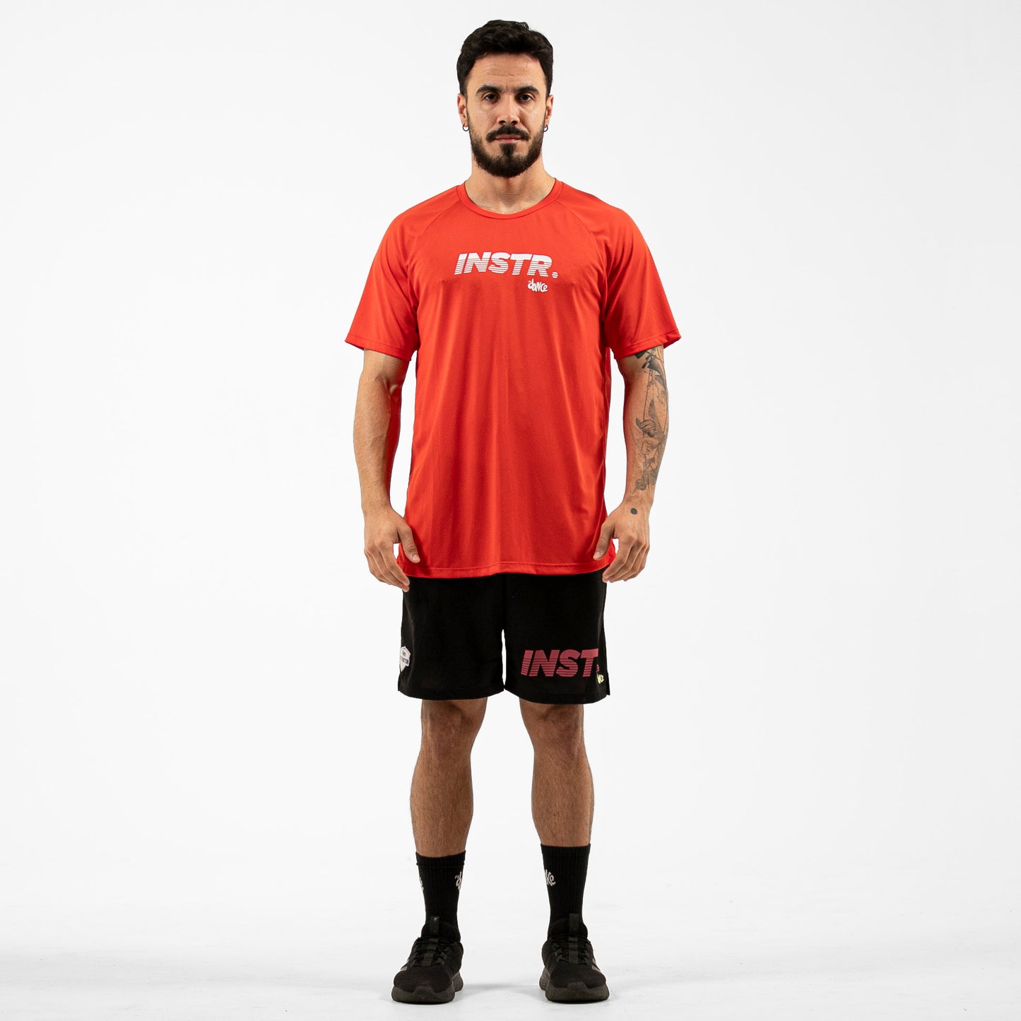 CAMISETA RAGLAN INSTRUCTOR FITDANCE CHROMA VERMELHO