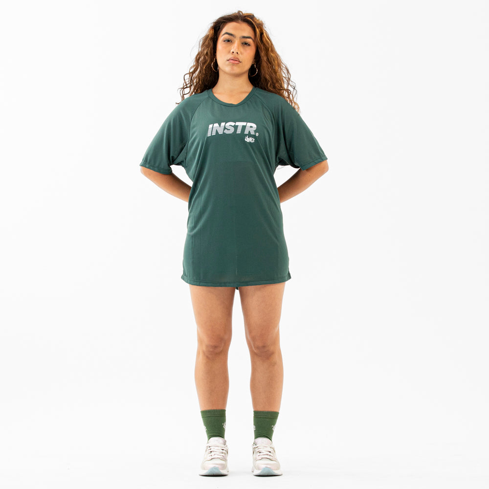 CAMISETA RAGLAN INSTRUCTOR FITDANCE CHROMA VERDE
