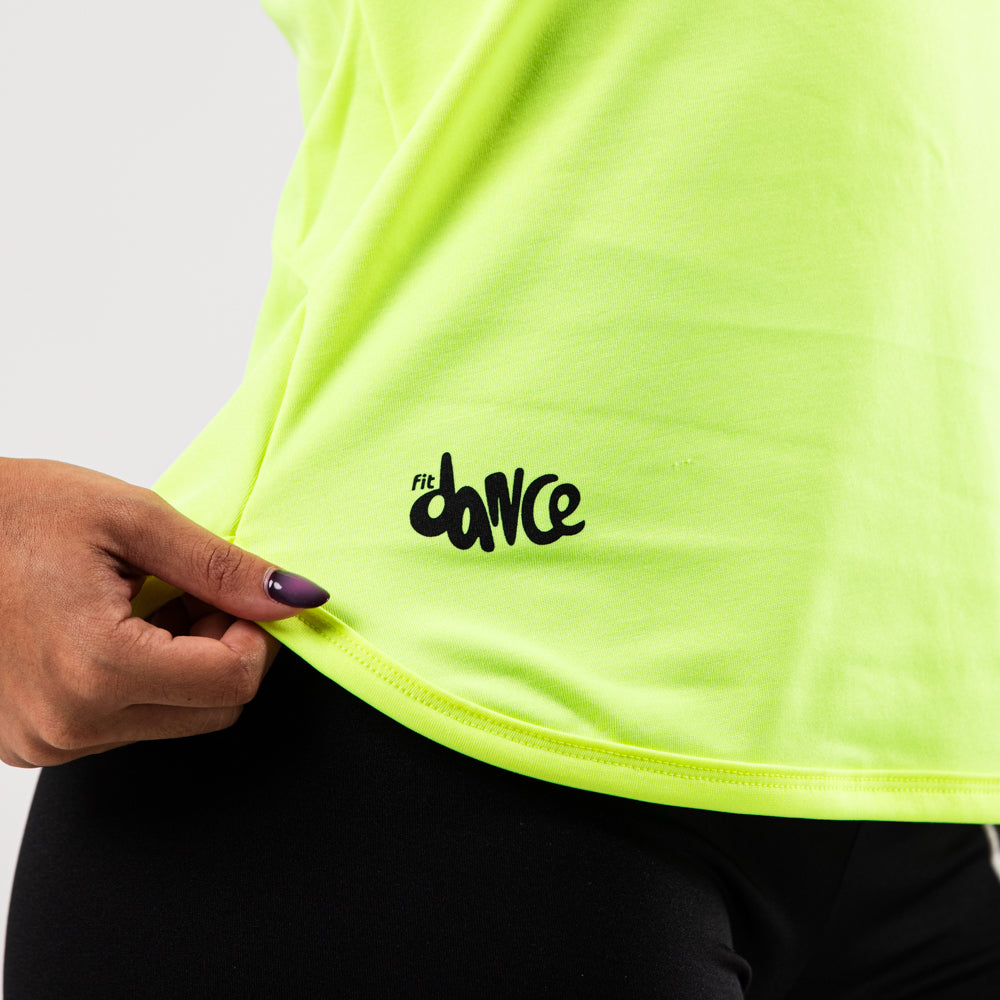 REGATA FITDANCE RACER AMARELO NEON