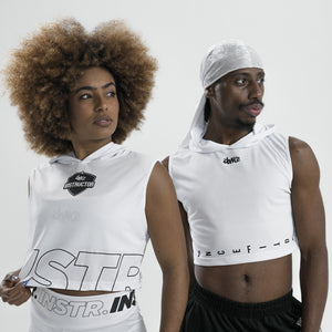 CROPPED CAPUZ INSTRUCTOR FITDANCE CLASSIC BRANCO