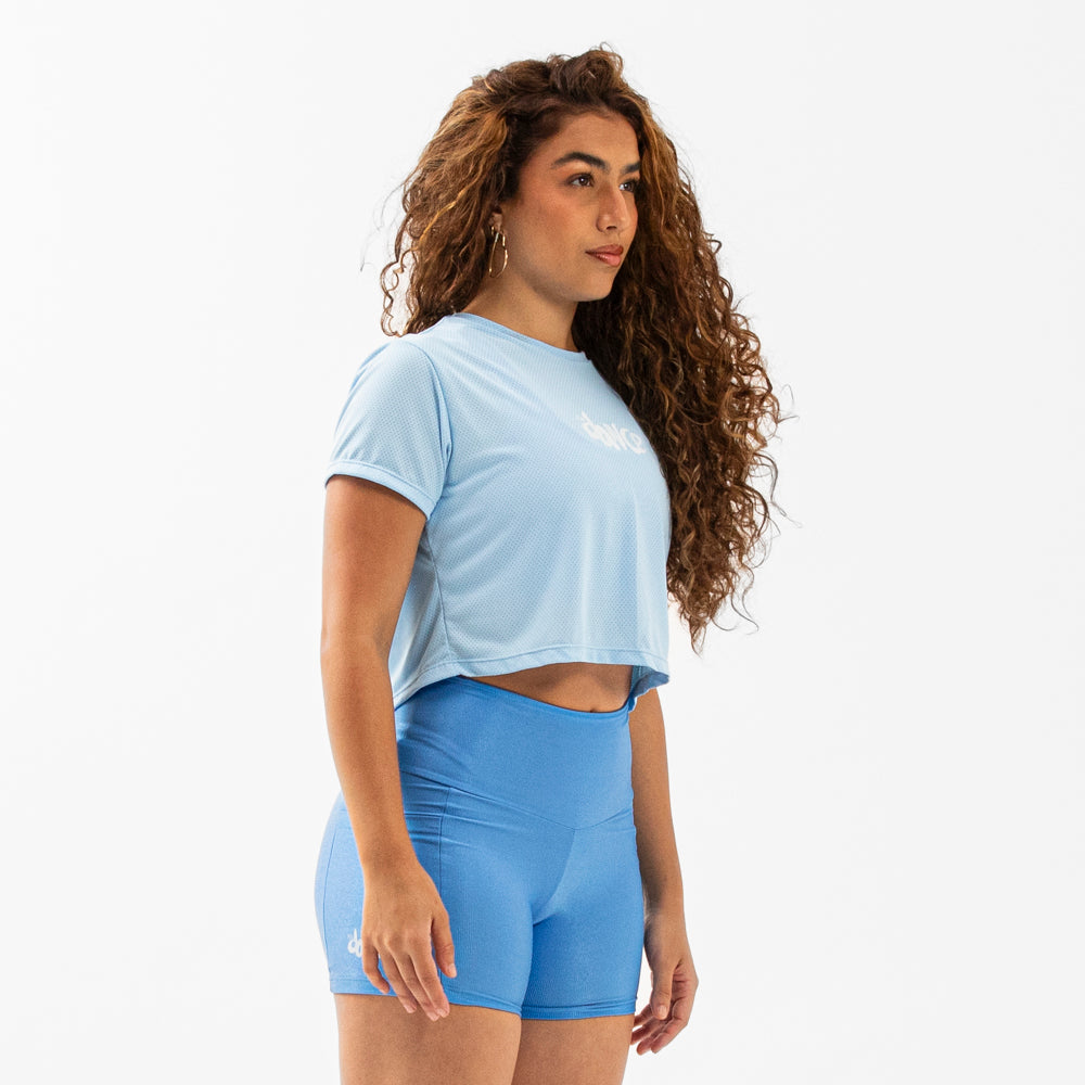 CROPPED FITDANCE CHROMA AZUL