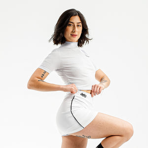 SHORTS SAIA VIÉS FITDANCE BRANCO