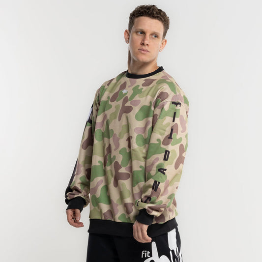 MOLETOM FITDANCE LINES CAMUFLADO