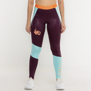 LEGGING ELASTICO RECORTE FITDANCE ROXO