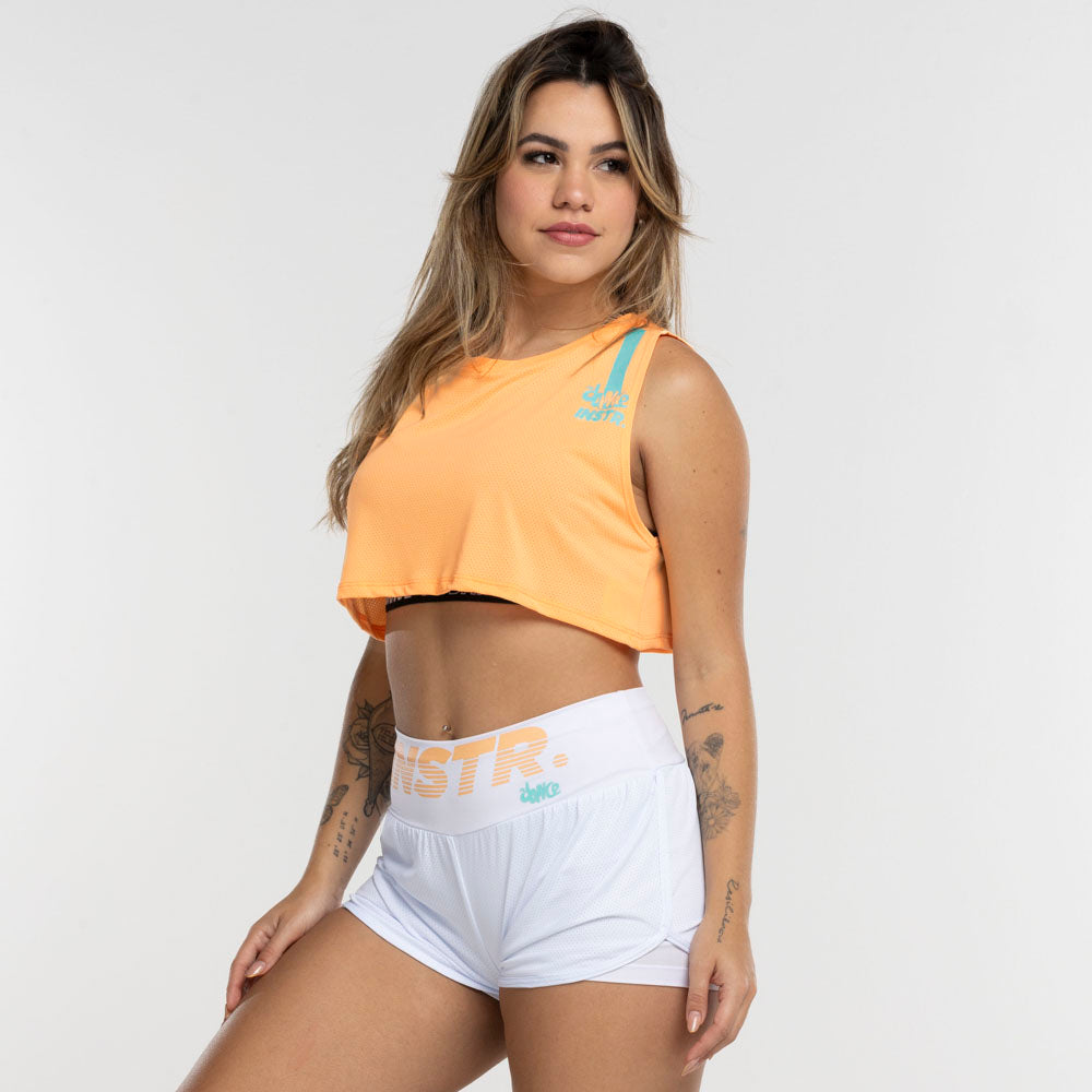 REGATA CROPPED FITDANCE INSTRUCTOR LARANJA