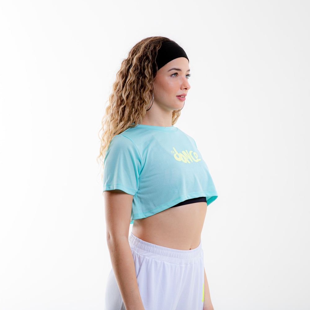 CROPPED POLI FITDANCE AZUL