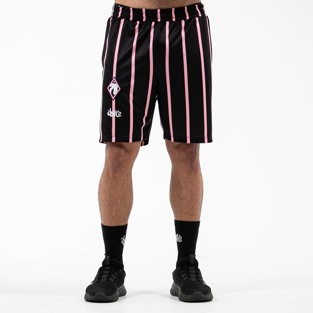 BERMUDA LISTRA FITDANCE SPORT PRETO