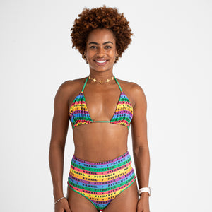 CONJUNTO CORTININHA + HOT PANT DUPLA FACE FITDANCE COLORÊ