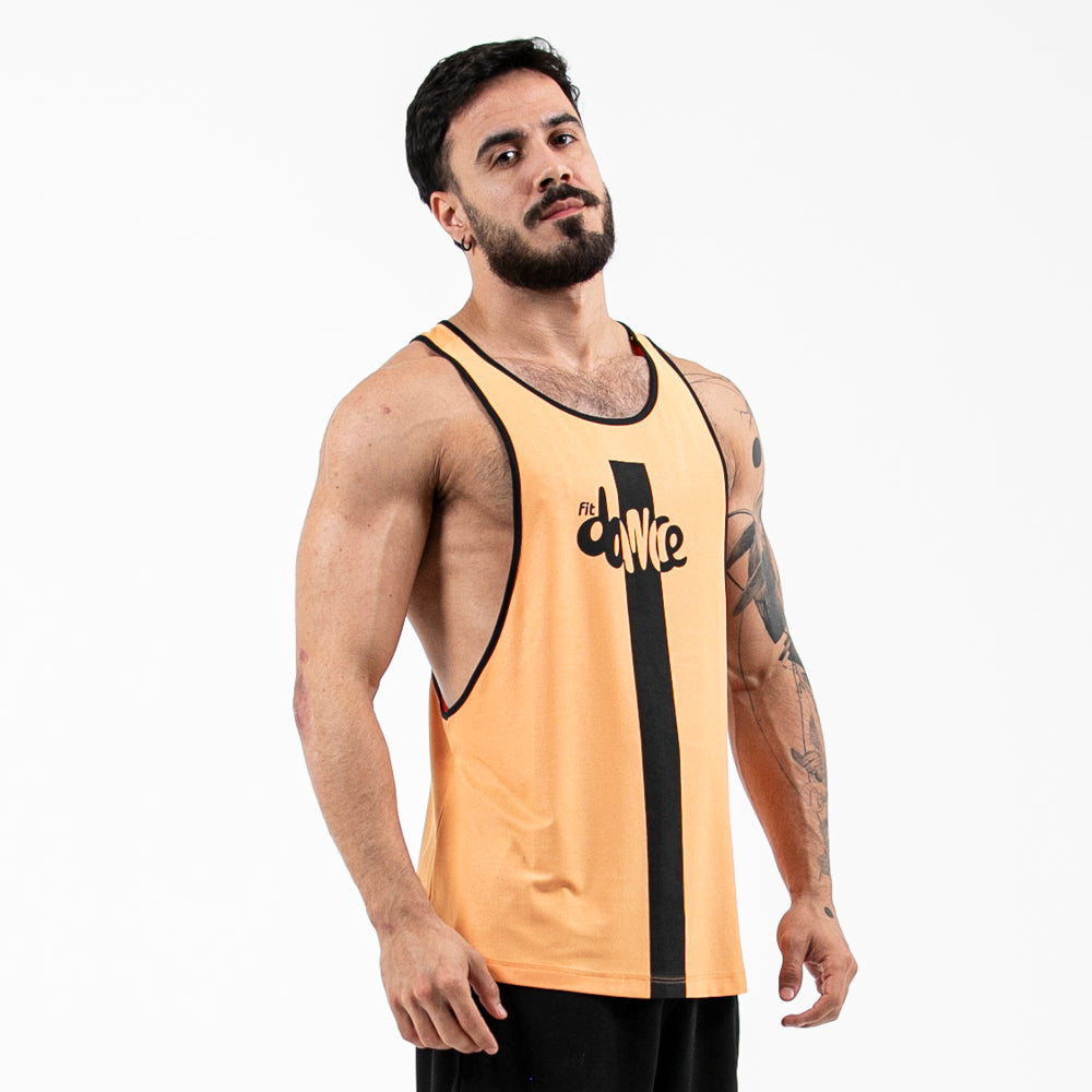 REGATA CAVADA BEATS LINES FITDANCE LARANJA