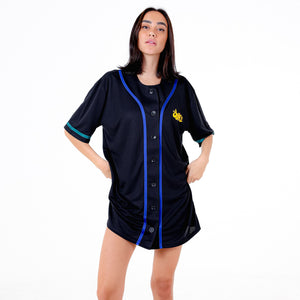 CAMISA BASEBALL CUSTOM FITDANCE PRETO