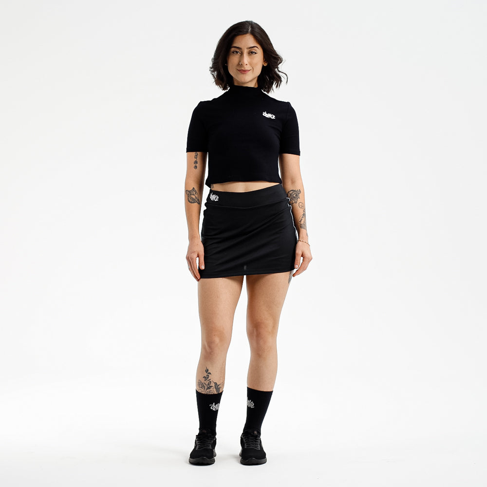 CROPPED GOLINHA FITDANCE PRETO