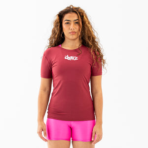 BABY LOOK FITDANCE CHROMA VINHO