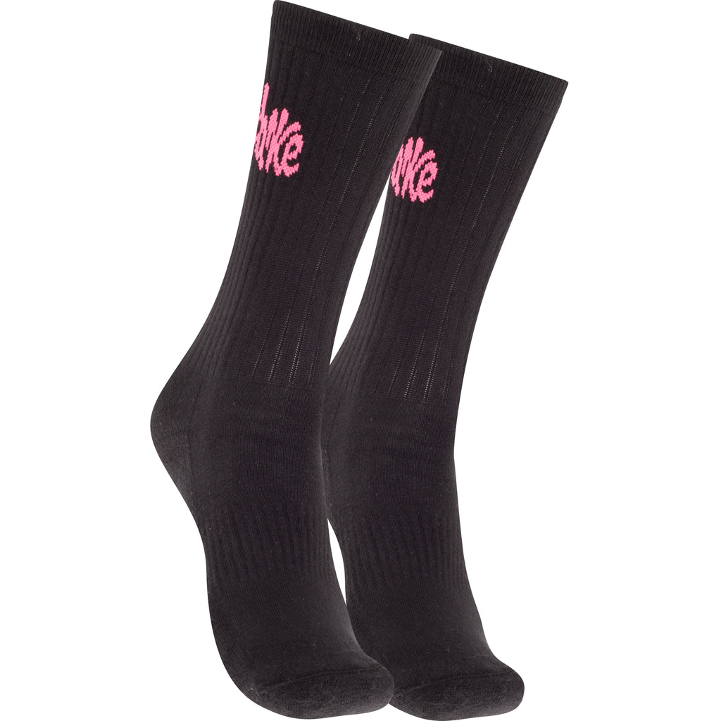 MEIA CLASSIC FITDANCE PRETO + NEON