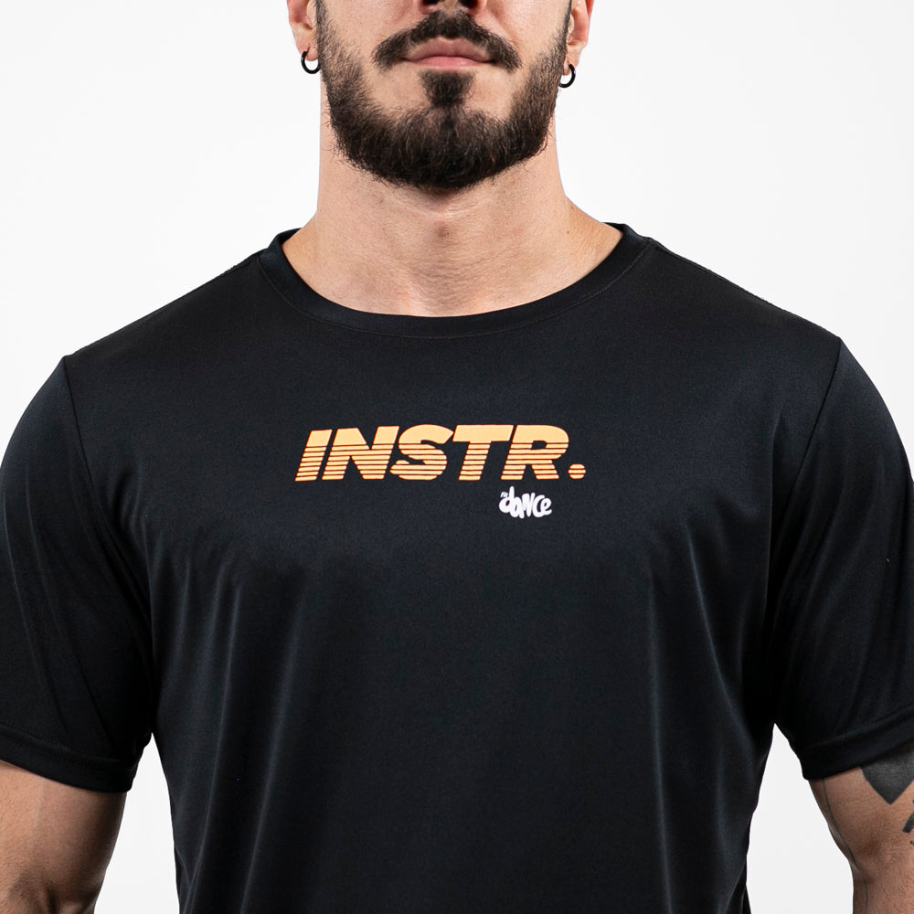 CAMISETA DRY FIT INSTRUCTOR BEATS FITDANCE PRETO