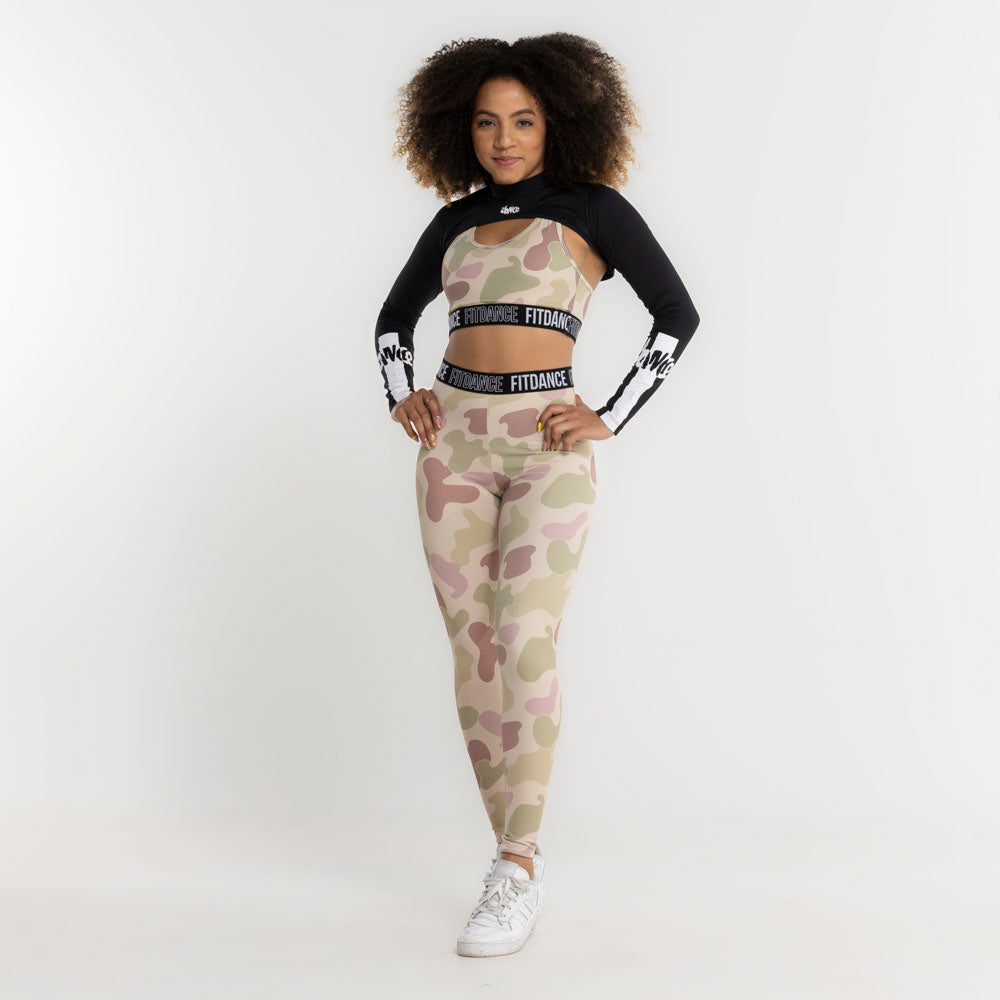 LEGGING ELASTICO FITDANCE CAMUFLADO