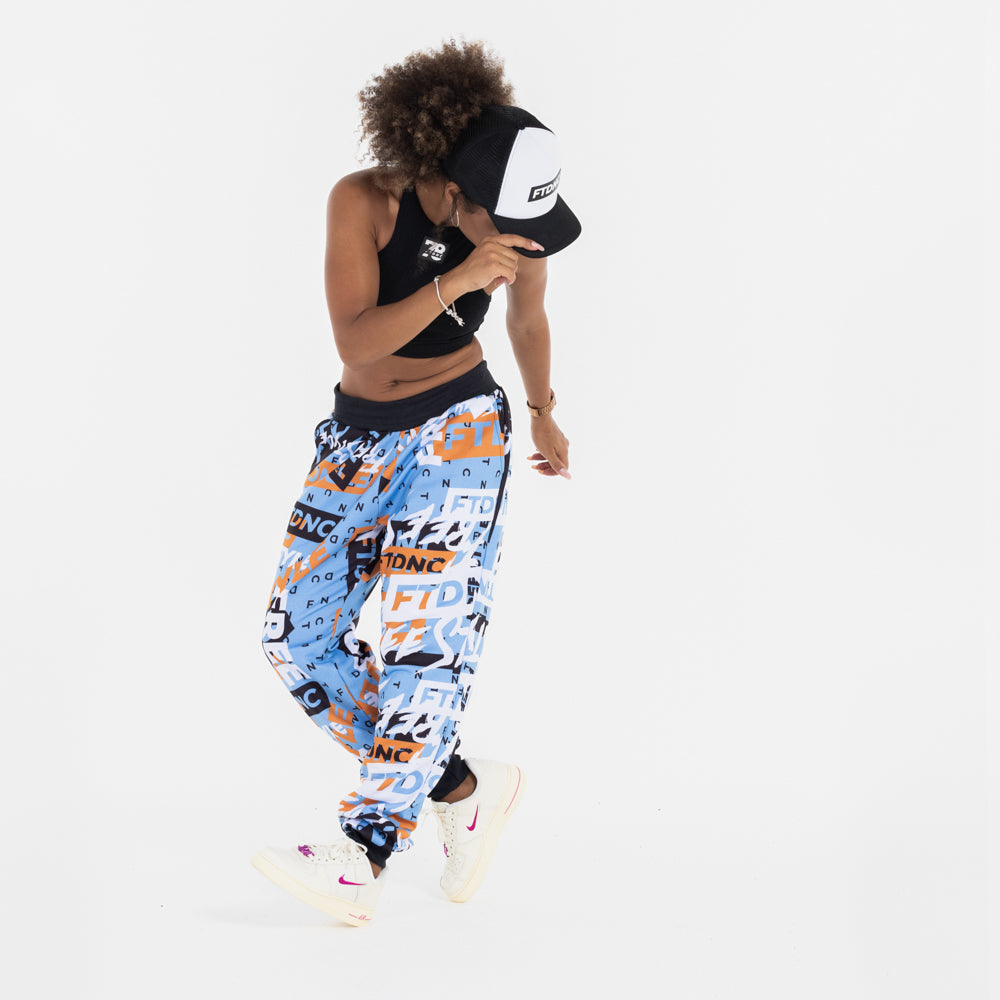 CALÇA LOGOS FTDNC AZUL