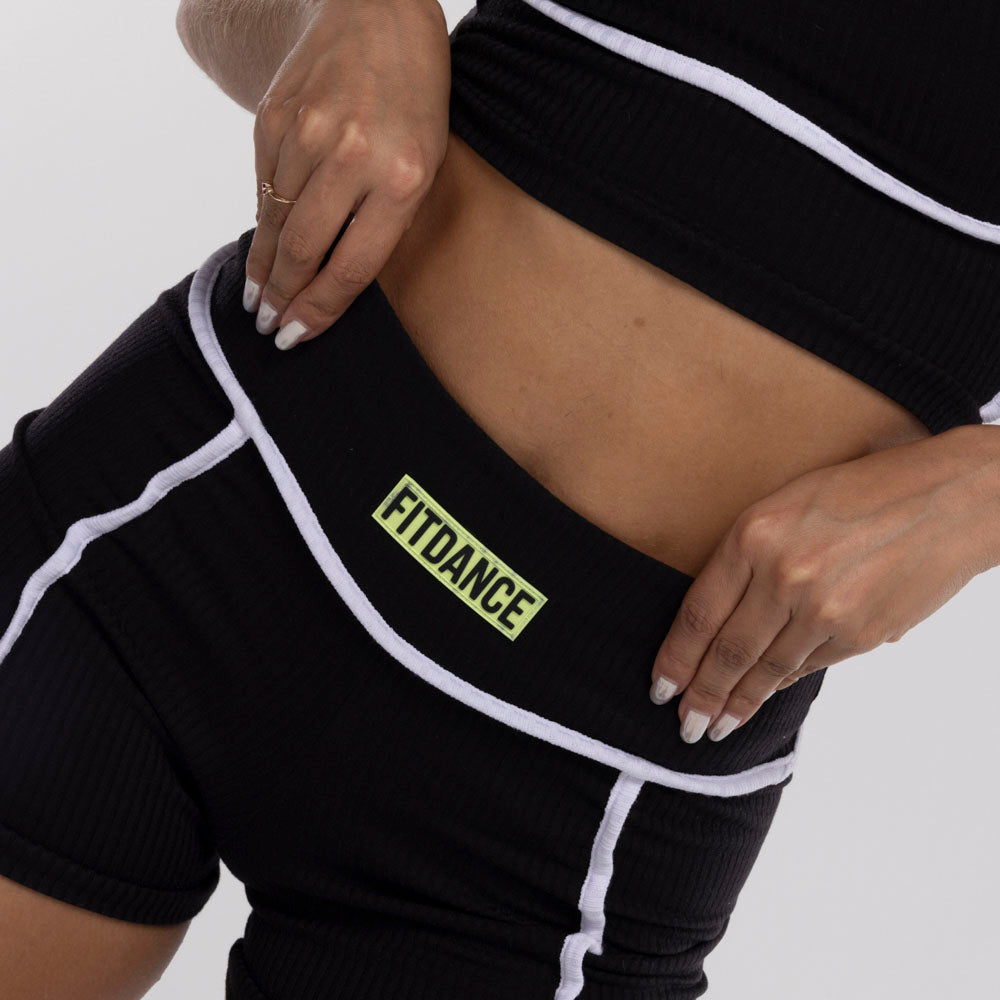 SHORTS VIES FITDANCE PRETO
