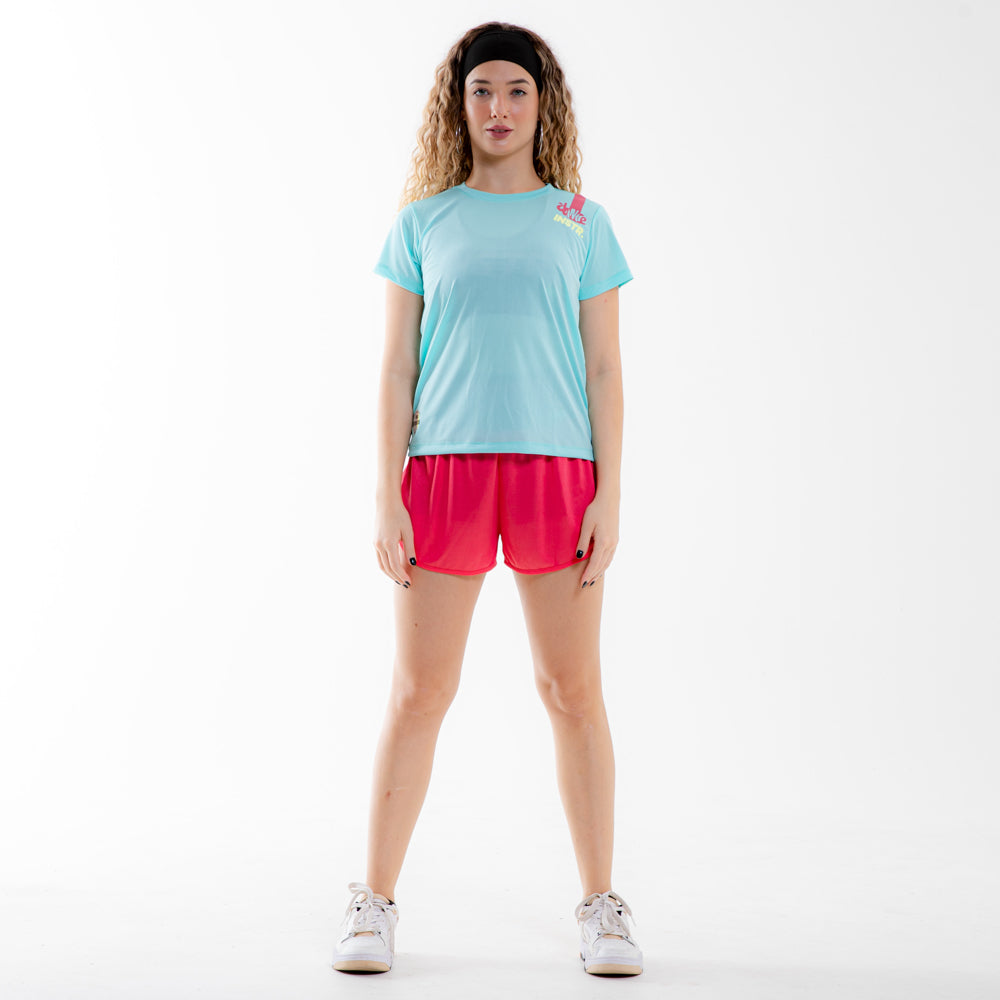 CAMISETA LISTRA FITDANCE INSTRUCTOR AZUL
