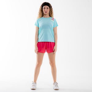 CAMISETA LISTRA FITDANCE INSTRUCTOR AZUL
