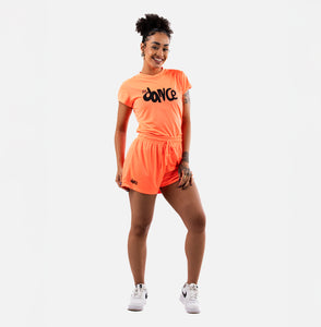 BABY LOOK FITDANCE BOLD LARANJA NEON