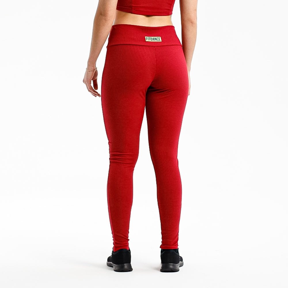 LEGGING ZÍPER FITDANCE PL VINHO