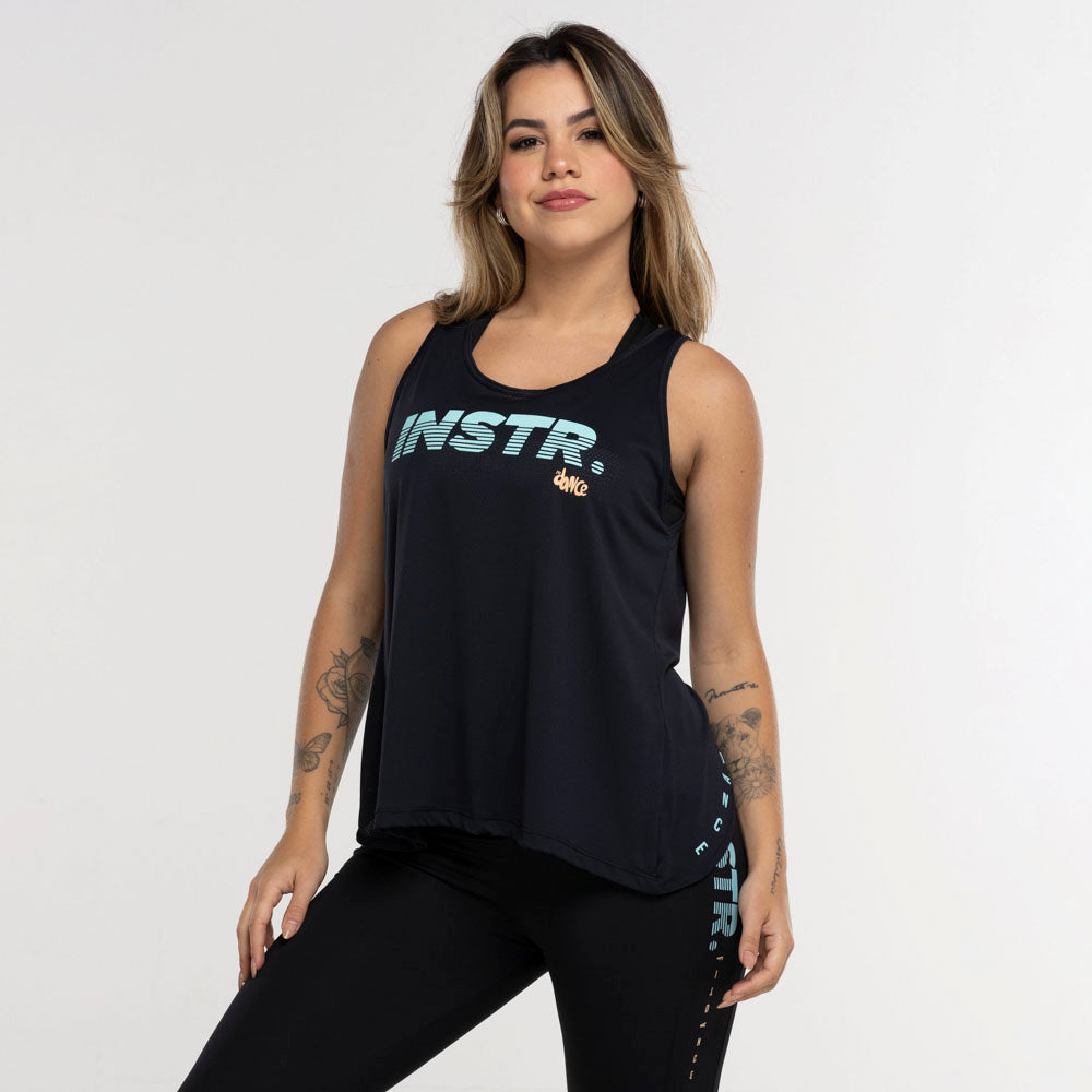 REGATA DECOTE COSTAS FITDANCE INSTRUCTOR PRETO