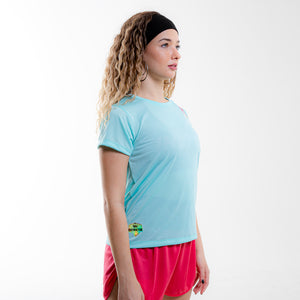 CAMISETA LISTRA FITDANCE INSTRUCTOR AZUL