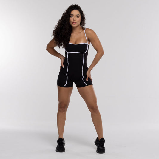 MACACÃO VIÉS FITDANCE PRETO