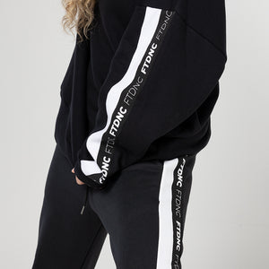 MOLETOM LISTRA PRETO FTDNC