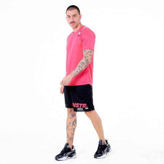 BERMUDA 2 EM 1 FITDANCE INSTRUCTOR PRETO EST ROSA